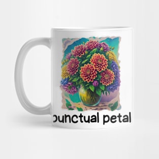 Dahlia Flora Vintage Established Since Retro Flower Mug